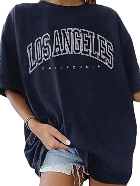 Tops - 🆕 T Shirts for Women, Oversized Graphic Tees Cotton T-Shrits for Summer,